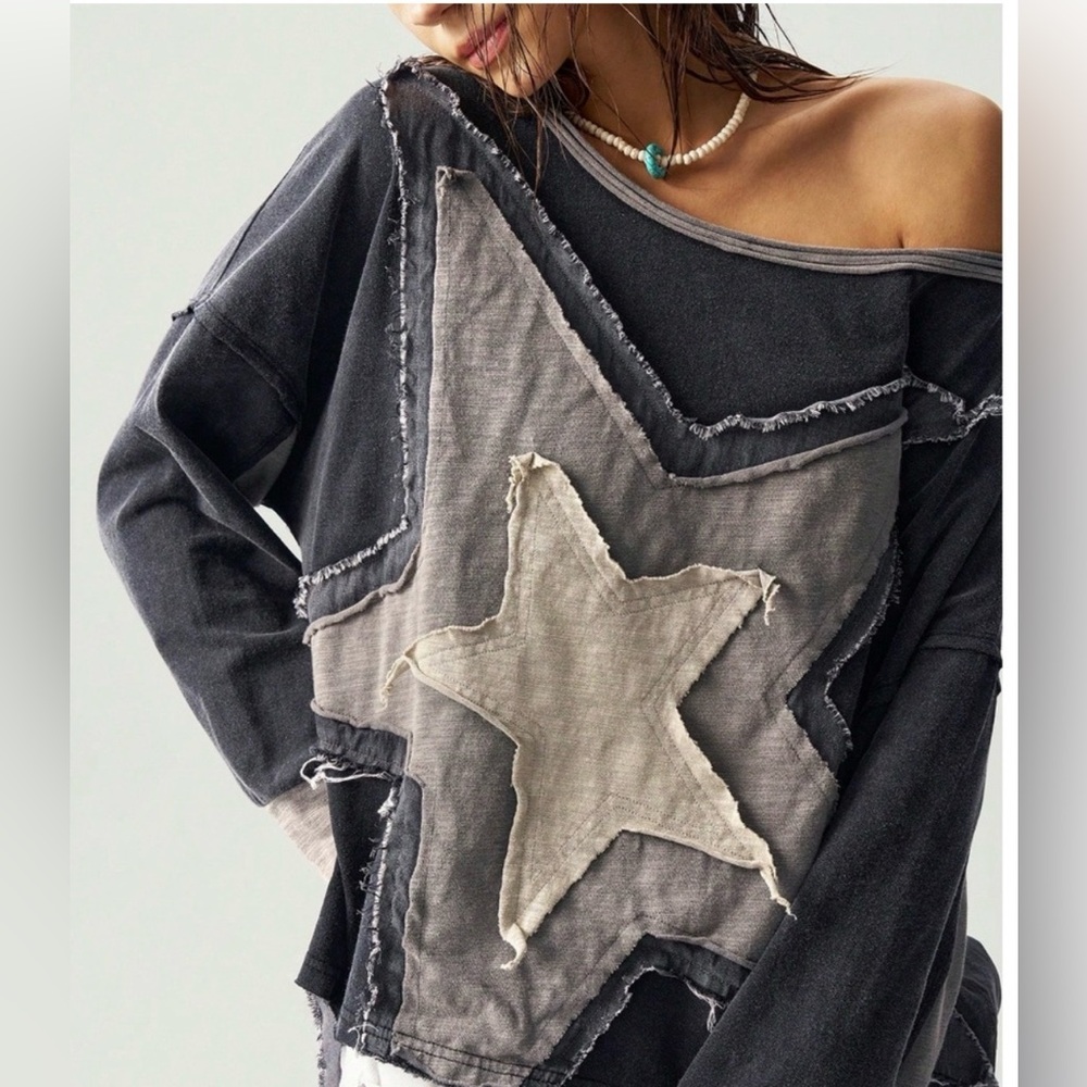 Star Patch Shirt Green Multi - image 2